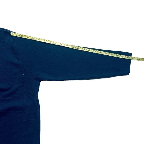VINTAGE Creation Maria Lisa pullover knit sweater navy blue long sleeve size XL - Picture 4 of 9